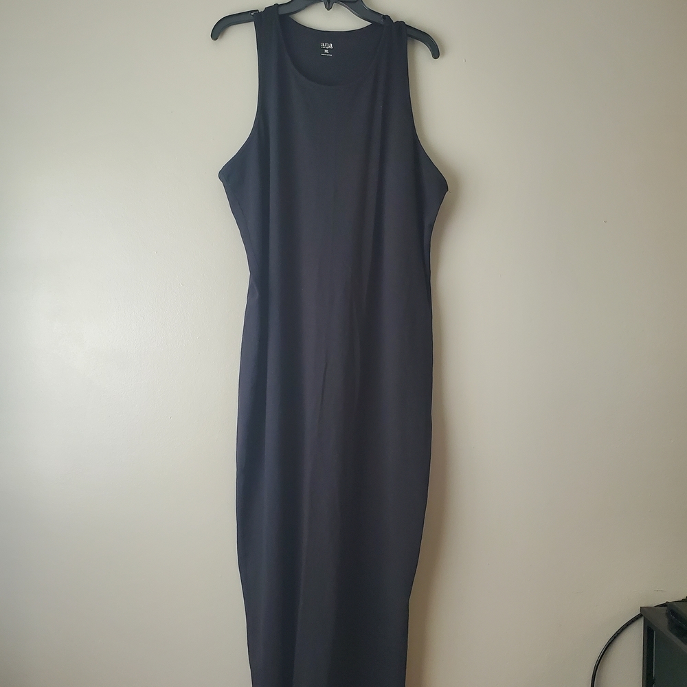 a.n.a Black Sleeveless Maxi Dress